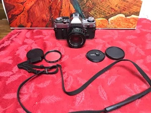 Canon AE-1 35mm SLR Film Camera w/Canon FD 50mm f/1.8 Lens - Tested 600+ Sold - Picture 1 of 11