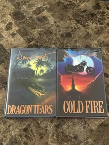 Dean Koontz Dragon Tears Cold Fire Signed Numbered Slipcase Putnam Limited Ed - Picture 1 of 22