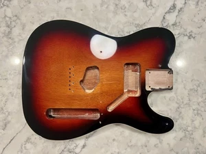 Squier Fender Classic Vibe Telecaster Custom Body Double Bound 3 Tone Sunburst - Picture 1 of 12
