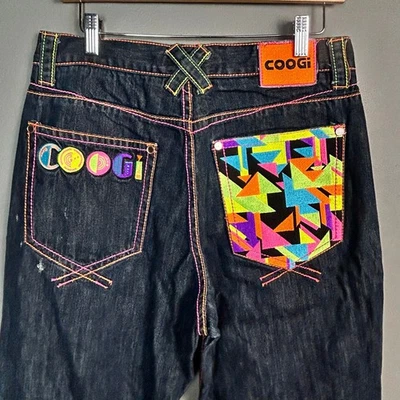 COOGI Jeans Men's 31 x 31 / 34 Embroidered VTG Y2k 90s Hip Hop Streetwear - Image 1 of 4