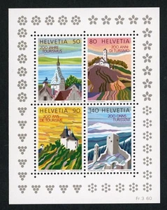 Suiza bloque número 25 nuevo 1987 - Imagen 1 de 1