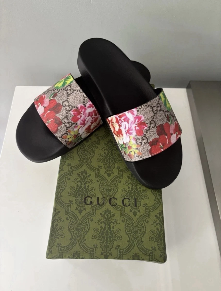 Gucci Floral Slide Sandals for Women for sale | eBay