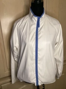 Bolle White Jacket Zippered Size Large - Picture 1 of 6