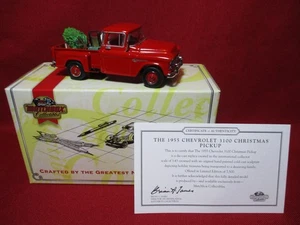 1:43 1955 Chevy 3100 Christmas Pickup Truck Matchbox Models of Yesteryear MIB - Picture 1 of 4