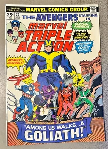 The Avengers Starring in Marvel Triple Action - #22  *C072 - Picture 1 of 1