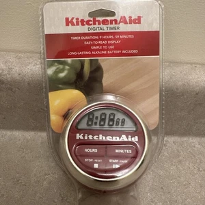 Very Rare KitchenAid Digital Kitchen Timer  Teal & Chrome Cooks Series Brand new - Picture 1 of 8