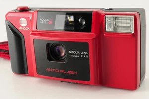 ¡Raro! [Excelente COMO NUEVO] Minolta FS-E Película roja apuntar y disparar 35 mm vino de Japón #27 - Imagen 1 de 24