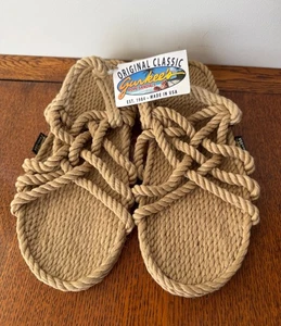 New Gurkee's Original Classic Rope Sandals - Size 11.5 EU 45 - Handmade in USA - Picture 1 of 7