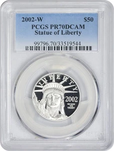 2002-W $50 American Platinum Eagle PR70DCAM PCGS - Picture 1 of 2