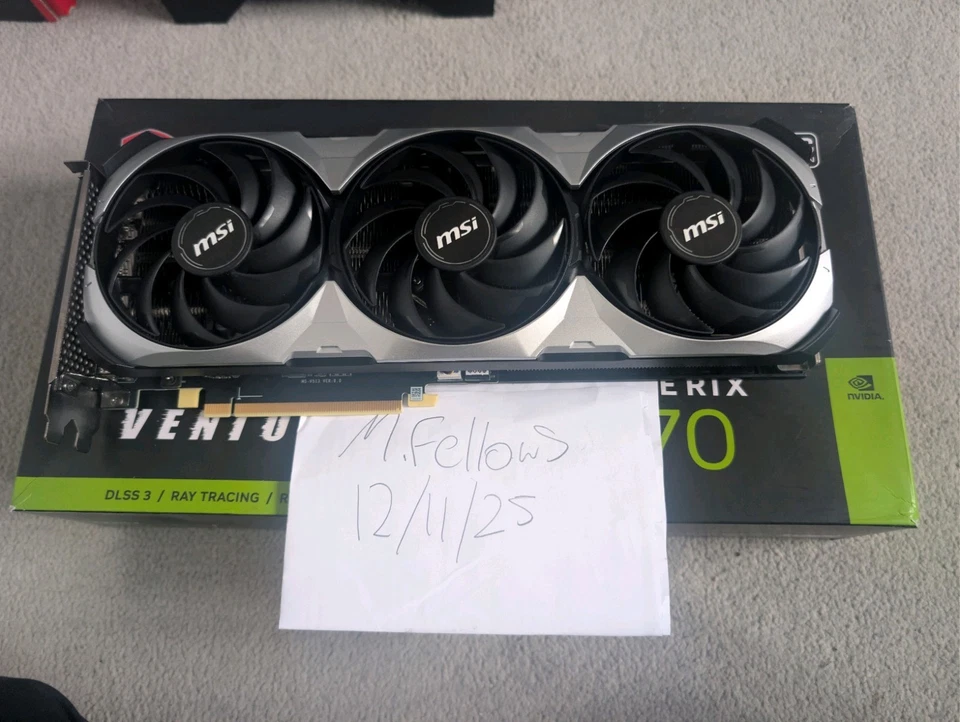 MSI Ventus 3x 4070 Oc - Image 1 of 1