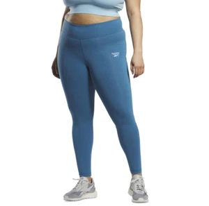 Reebok Identity Training Pull On Logo Leggings Stahlblau Übergröße 2X - Bild 1 von 1