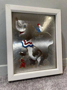Walt Disney Productions Dumbo The Elephant Silver Reflective Lenticular Print - Picture 1 of 8
