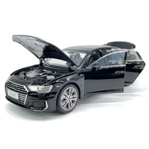 1:18 Audi A6L Model Car Diecast Toy Cars Boys Toys Kids Gifts Collection Black - Picture 1 of 13