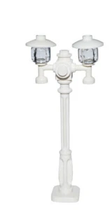 ☀️NEW! Lego City/Town/Village White STREET LIGHT Lamp Post X 1 / NEW Victorian - Picture 1 of 1