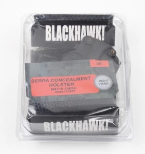 BlackHawk CQC Serpa Glock Holster  Matte RH Authentic - Picture 1 of 5