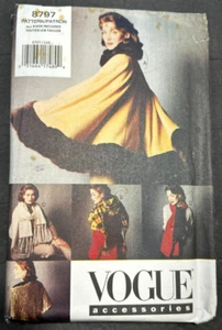Vogue Accessories Misses' Cape, Stole, Scarf, & Shawl Pattern 8797 WMS OS - Picture 1 of 2
