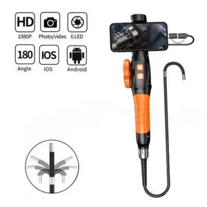 Cámara endoscopio de rotación de 360 grados lente de 6,4 mm HD inspección articulada IP67 - Imagen 1 de 6