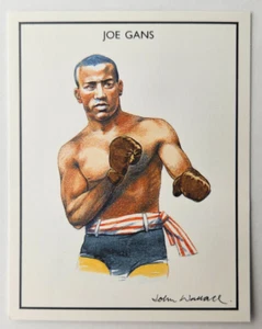 1991 Ideal Albums Boxing Greats #10 Joe Gans - Picture 1 of 2