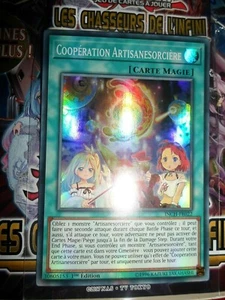 YU-GI-OH! SUPER RARE COOPERATION ARTISANESORCIERE INCH-FR022 NEUF EDITION 1 - Picture 1 of 1