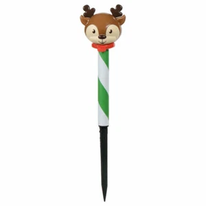 Set of 4 Solar-Powered Christmas Character Stake Lights, 13.5-in. reindeer - Picture 1 of 1