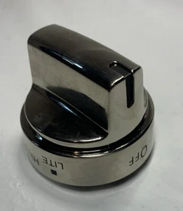 WB03X24818 Stainless Steel Control Knob - 2 Pack - Picture 1 of 6