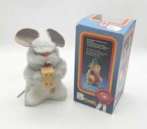 Vintage MAX CARL 686 ,,Maus mit Käse zum aufziehen,, Neu in OVP aus Lagerbestand - Bild 1 von 4