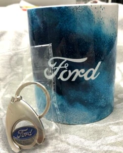 Ford Taza Y Llavero - Imagen 1 de 5