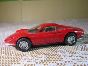 624X Record Ferrari Dino 246 GT 1969 Rouge Kit Résine 1:43 Voiture de Sport - Imagen 1 de 7