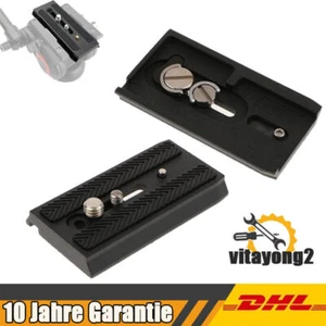 Schnellwechselplatte für Manfrotto 701HDV 501 502HDV Benro BV8 BV10 Kugelkopf - Bild 1 von 9