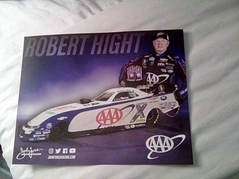 2023 ROBERT HIGHT AAA FUNNY CAR NHRA POSTCARD Cover