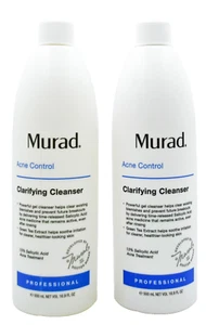 Murad Clarifying Cleanser Acne Control Pro Size 16.9 fl oz/ 500 ml (2 Pack) *New - Picture 1 of 3