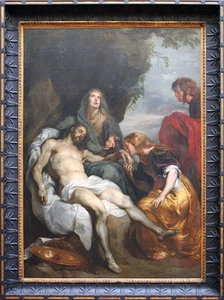 perfect 24x36 oil painting handpainted on canvas"Death of Jesus"N7616 - Picture 1 of 1