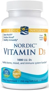 Nordic Naturals Nordic Vitamin D3 120 Weichkapseln - Bild 1 von 2