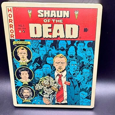 SHAUN OF THE DEAD 20TH ANNIVERSARY 4K UHD BLURAY STEELBOOK *NEW & SEALED!* - Image 1 of 4