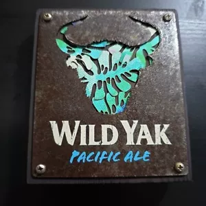 Wild Yak Pacific Ale Beer Badge Tap Top Brewery - Picture 1 of 4