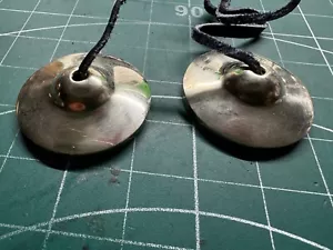7 METAL - HAND MADE - AUTHENTIC DARK TINGSHA CYMBALS/BELLS - 5CM PURE SOUND - Picture 1 of 3
