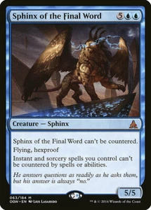 1x Sphinx of The Final Word - NM English MTG - Oath of the Gatewatch - Bild 1 von 1