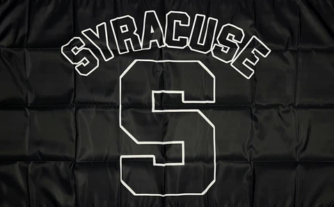 Syracuse Orange Logo Flag 3x5 ft NCAA Black Sports Banner Man-Cave Garage Cover