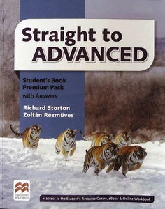 STRAIGHT TO ADVANCED Students Book Premium Pack w Answers, Online Workbook +CD's - Imagen 1 de 2