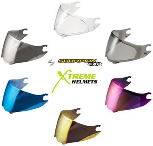 Scorpion EXO Covert FX Face Shield Anti-Fog Anti-Scratch UVA/B Protection - Picture 1 of 7