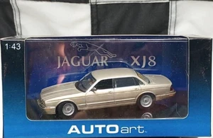 AUTOart Jaguar XJ8 1/43 Scale Diecast Car Gold 53573 - Picture 1 of 5