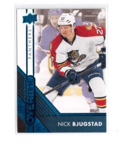 2016-17 UD Overtime Wave 2 Blue Base Card # 70 Nick Bjugstad Florida Panthers - Picture 1 of 2