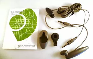 Plantronics Computer Single Ear Headset with Clip On Mic Skype VOIP OM0800 - Picture 1 of 2