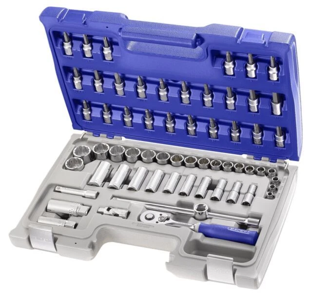 Britool Expert E031806 3/8" Metric Socket and Accessory Set - 61 Pieces