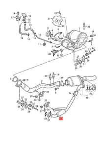 Genuine AUDI A4 Avant S4 quattro A5 S5 Cabriolet Pipe 8W0253343A - Picture 1 of 1