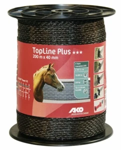 200 m Weidezaunband TopLine Breite 40 mm Bruchlast 230 kg 10 x 0,30 mm TRICOND - Bild 1 von 1