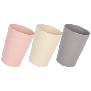 3 Pcs Creative Mouthwash Cup Toothbrush Organizer Straw Holder Student Lovers - Picture 1 of 12