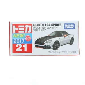 Tomica No. 21 1/57 Abarth 124 Spider (White x Black) Completed el Car Takara - Picture 1 of 2