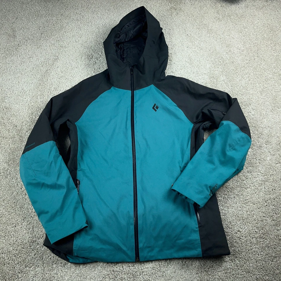 Chaqueta Diamante Negra Mujer Grande Azul Negro Boundary Line Esquí Abrigo Aislante Foto 1 de 4