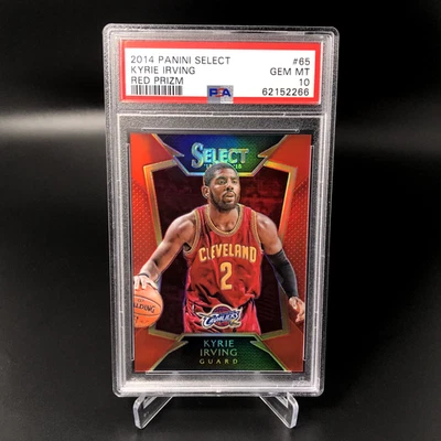 2014 Panini Select KYRIE IRVING Red Prizm /149 PSA 10 GEM COLOR MATCH - Image 1 of 3